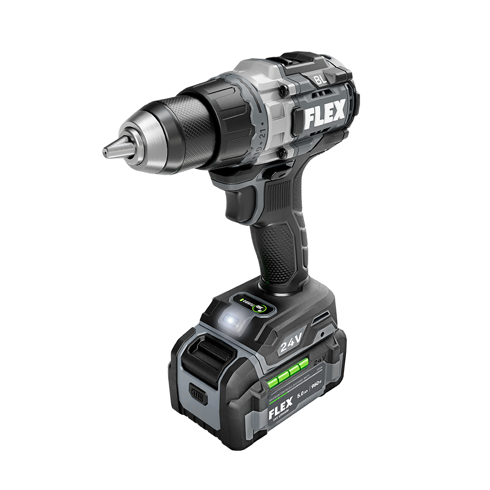 1/2 2-SPEED DRILL DRIVER WITH TURBO MODE KIT by FLEX