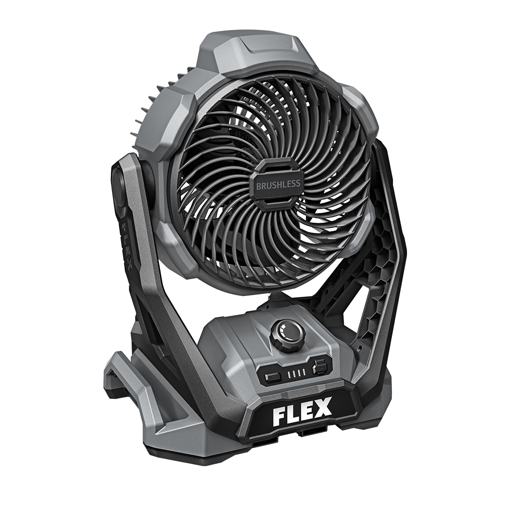 Jobsite fan clearance